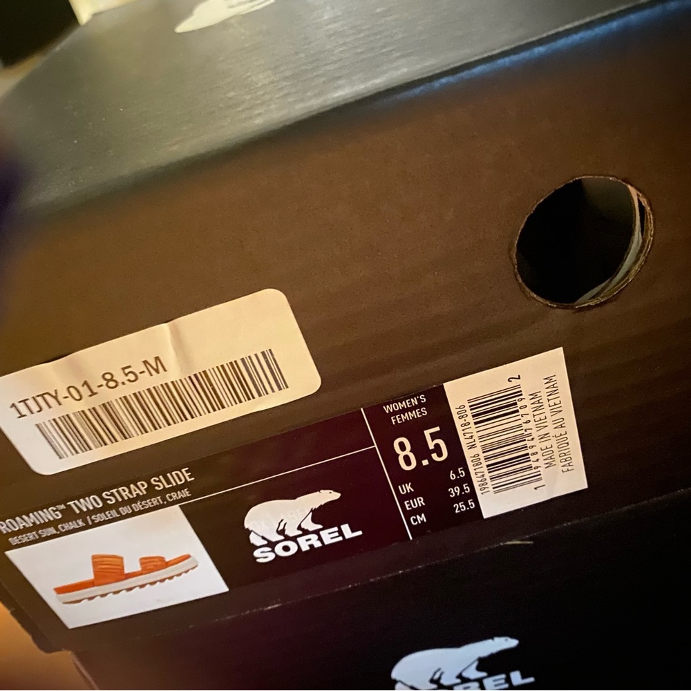 FINAL SALE ‼️SORAL ROAMING TWO STRAP SLIDE SANDALS NWB IN DESERT SUN - Picture 11 of 12